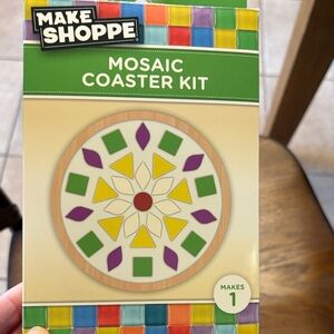 Mosaic Coaster Kit - Green, Yellow, Purple